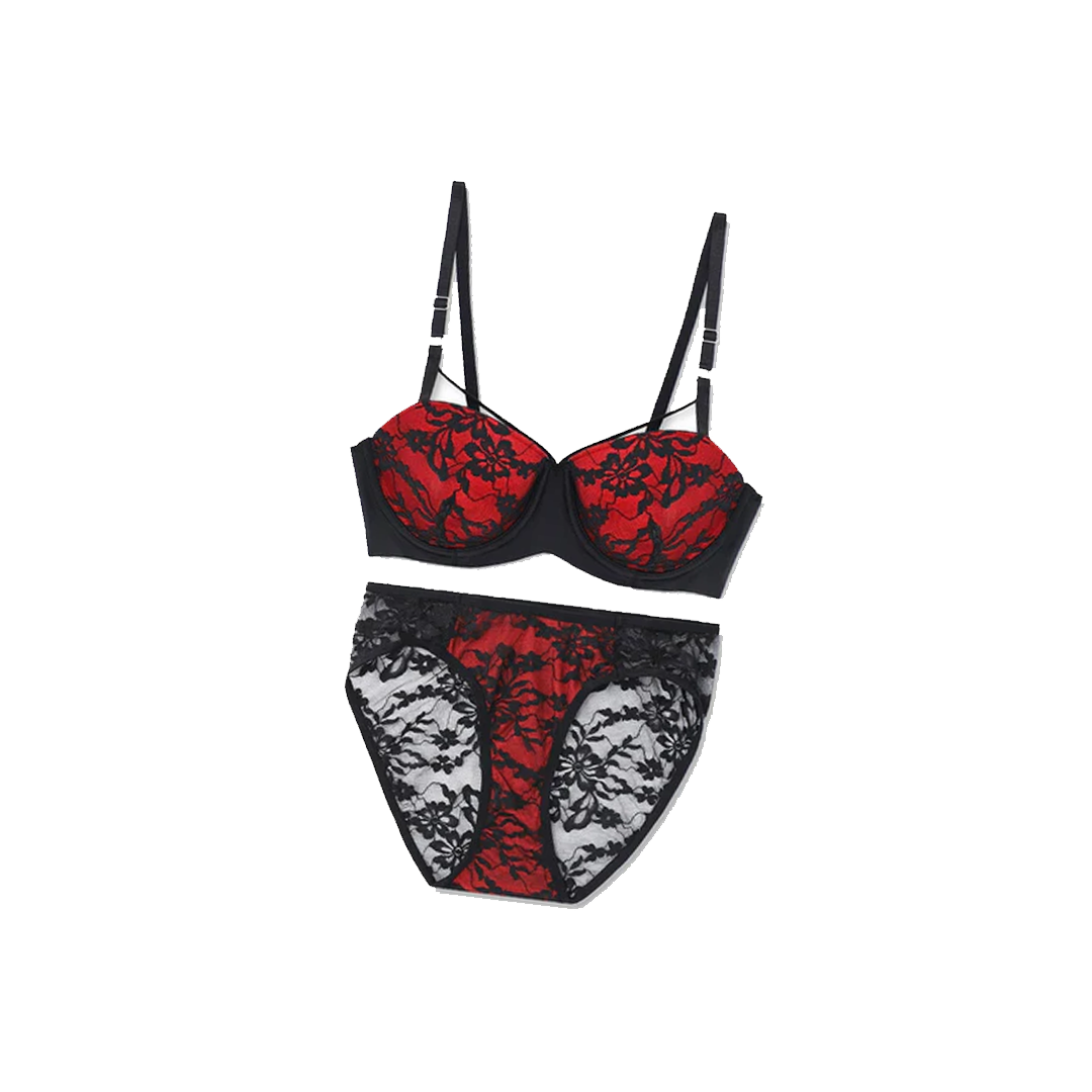 Bra Set -  Red Temptation